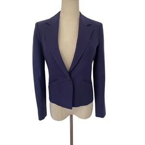 Vintage Miss Pendleton Wool Purple Blazer Sz 3/4‎ Small Career Preppy Old Money